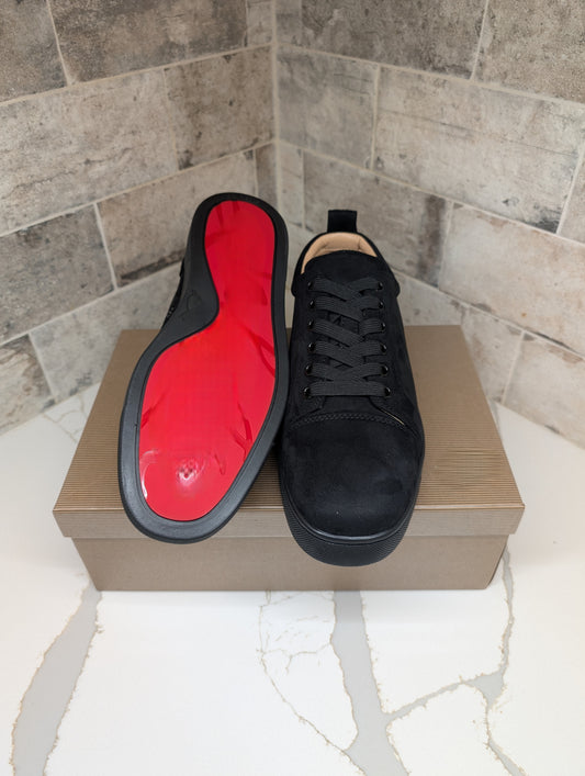 MATTE BLACK SMOOTH TOE SUELA ROJA