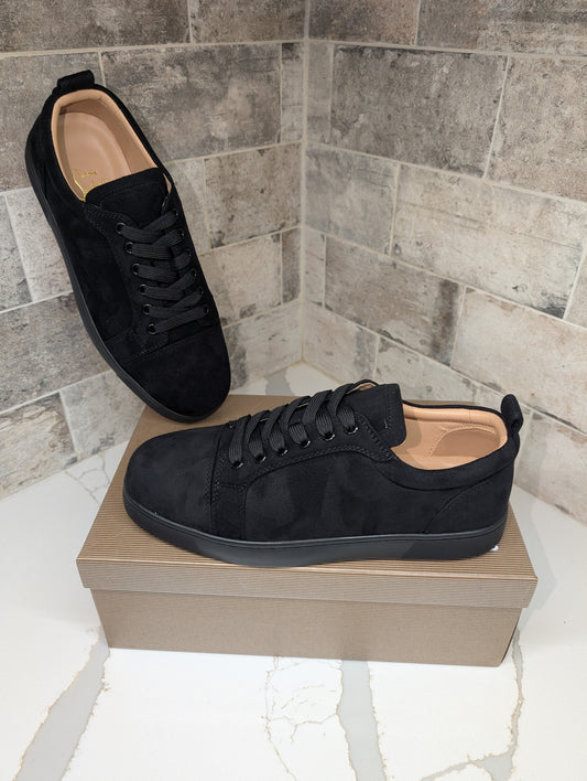 MATTE BLACK SMOOTH TOE SUELA ROJA